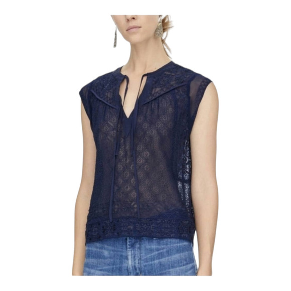 Rebecca Taylor Ada Embroidered Top size 6 - Picture 1 of 8